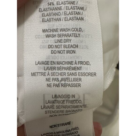 Lysse cream straight legs pull on pants size XL - Picture 6 of 9